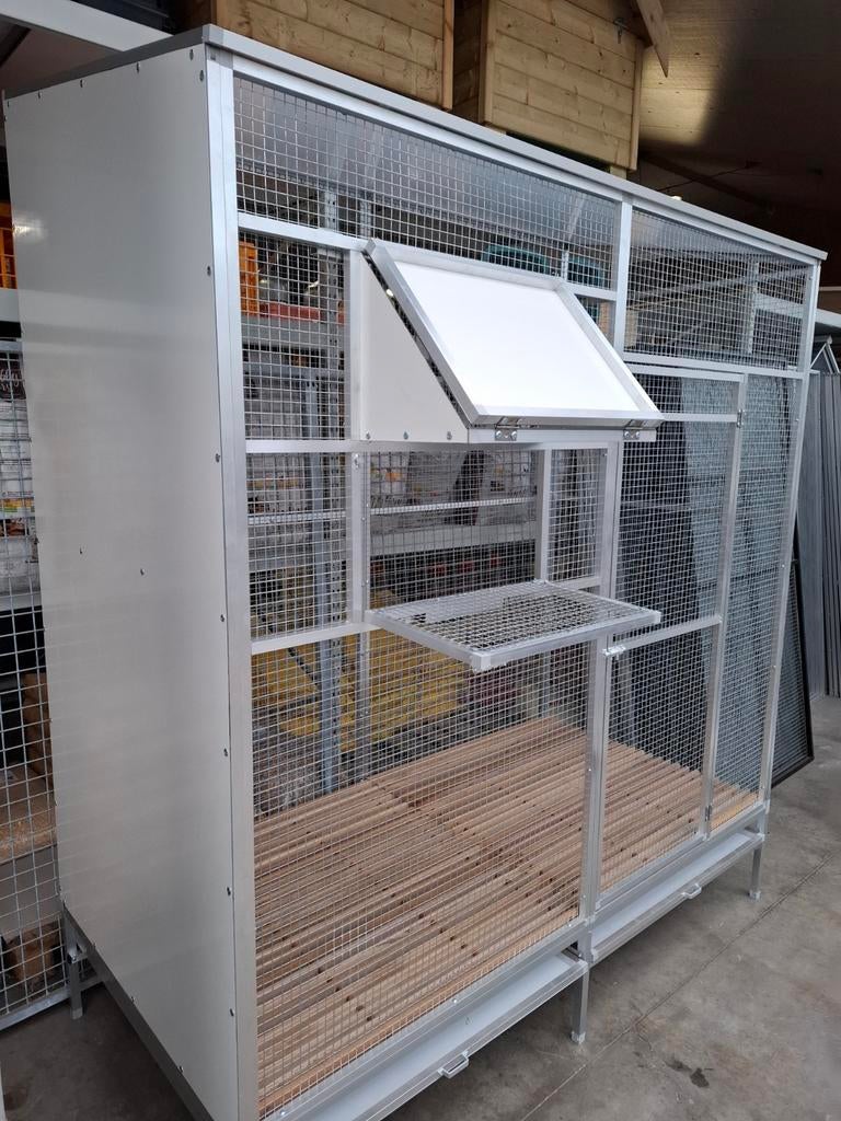 Duivenrennen maatwerk aan super prijzen, Enlèvement ou Envoi, Neuf, Aluminium, Volière