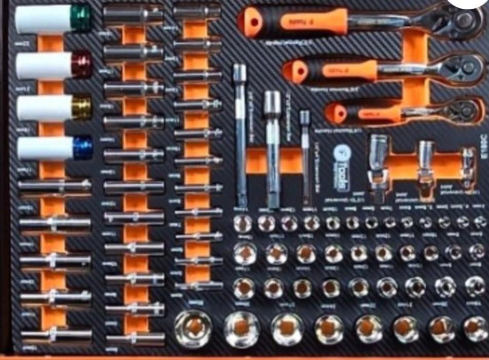 XXL GEREEDSCHAPSWAGEN 7 LADEN COMPLEET GEVULD, Ophalen of Verzenden, Nieuw