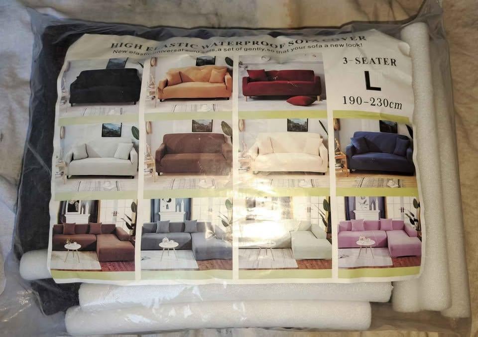 Housse sofa brun, Maison & Meubles, Banc droit, Enlèvement, Tissus, Neuf