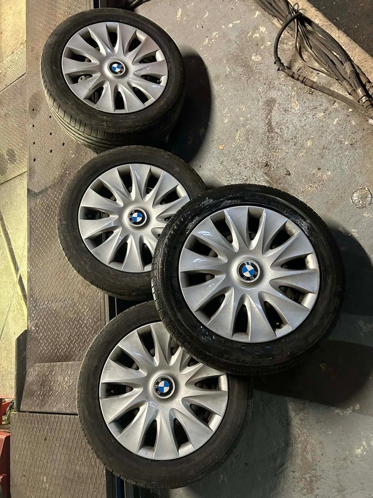 Bridgestone été 225-50-16 sur jantes BMW E90 ou F20, 16 pouces, Véhicule de tourisme, Pneus été, Pneu(s)