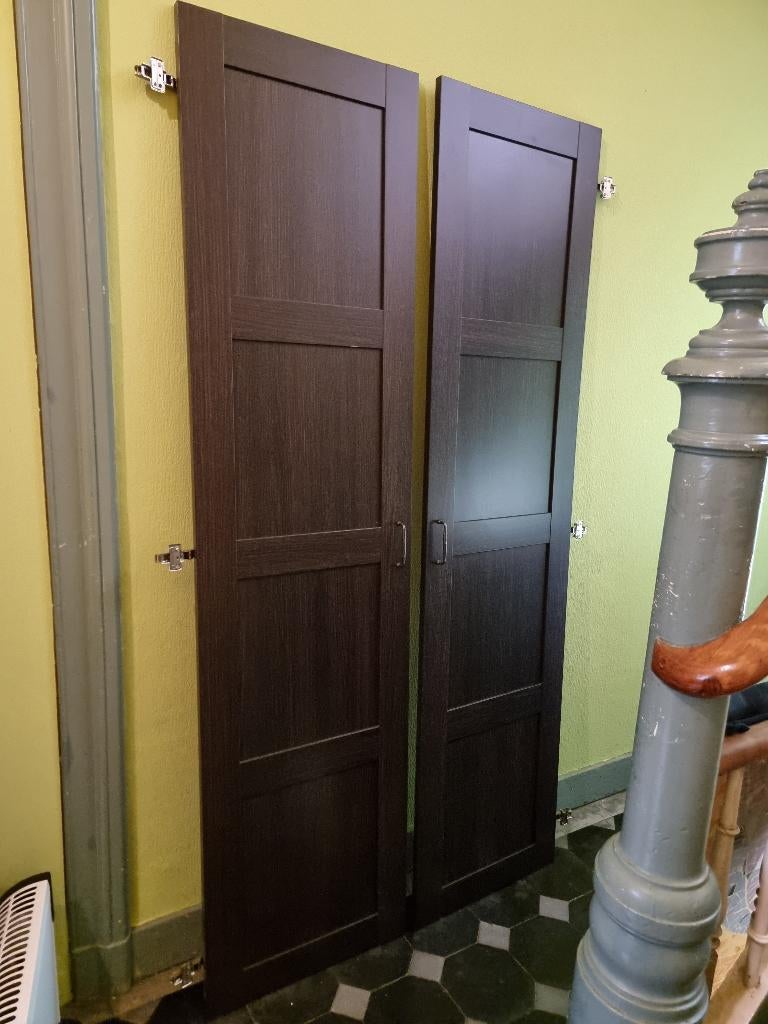 set deuren (BERGSBO) voor IKEA PAX kasten, Huis en Inrichting, Kasten | Kleerkasten, Ophalen, Zo goed als nieuw, Overige houtsoorten