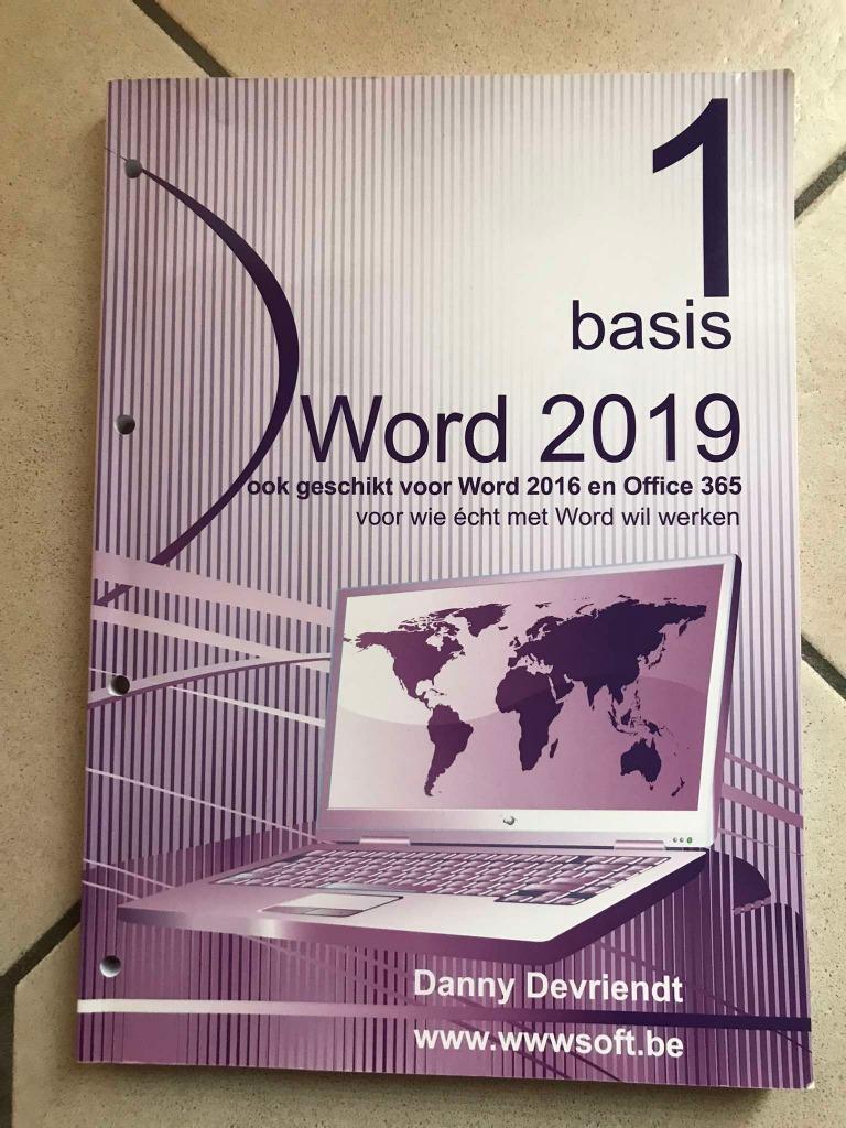 Word 2019 deel 1 basis, Boeken, Ophalen of Verzenden, Nieuw, Hoger Onderwijs, Danny Devriendt