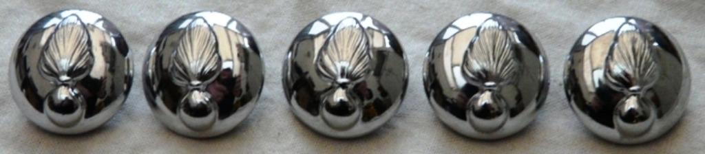 Knopen Lotje, Uniform, DT, KMar, diameter 23mm, 5 stuks.(5), Verzamelen, Ophalen of Verzenden, Rijkswacht, Kleding of Schoenen