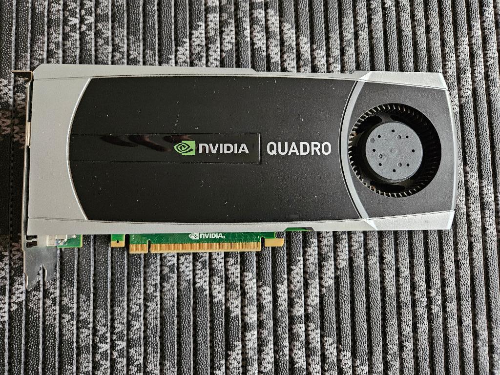 GPU Carte graphique NVIDIA QUADRO 6000 - 6Gb VRAM DDR5 PCIe, Informatique & Logiciels, HDMI, GDDR5, Enlèvement, Utilisé