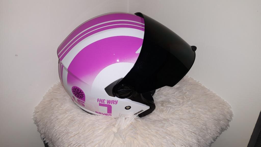 Casque femme LS2 rose !! Neuf !!, Motos, Enlèvement ou Envoi, L, Femmes
