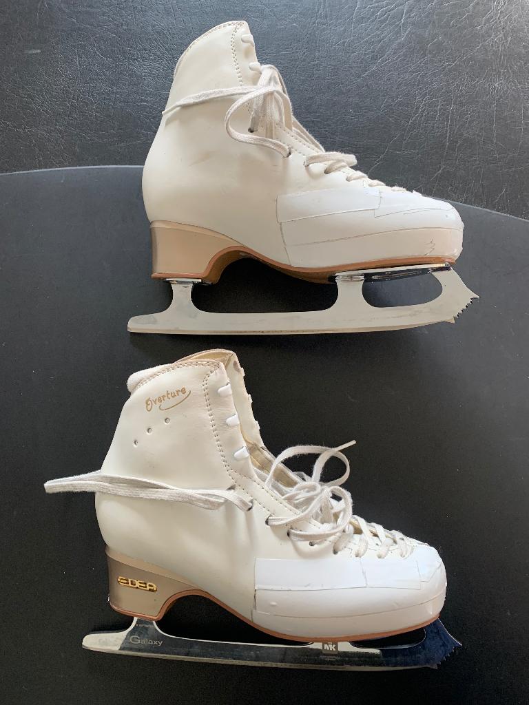 Patins artistiques EDEA Overture 250 + couteaux MK Galaxy, Sports & Fitness, Patinage, Utilisé, Patinage artistique, Autres marques
