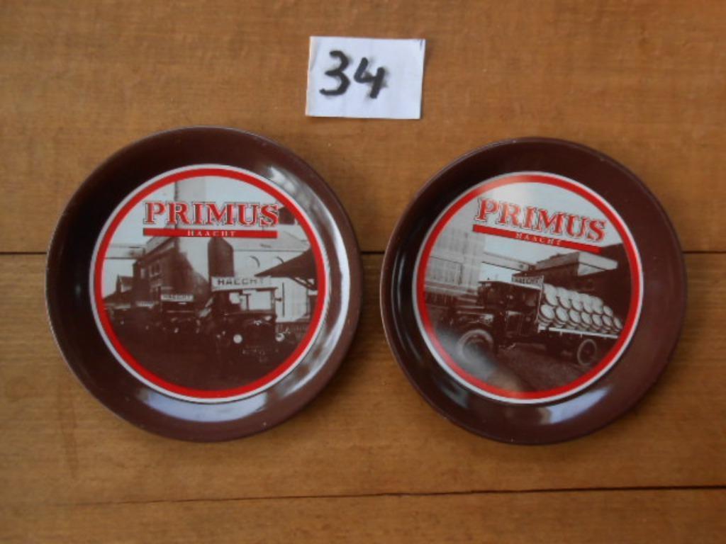 Sous-verres Primus Haacht Ø90 mm, Enlèvement ou Envoi, Comme neuf, Verre ou Verres