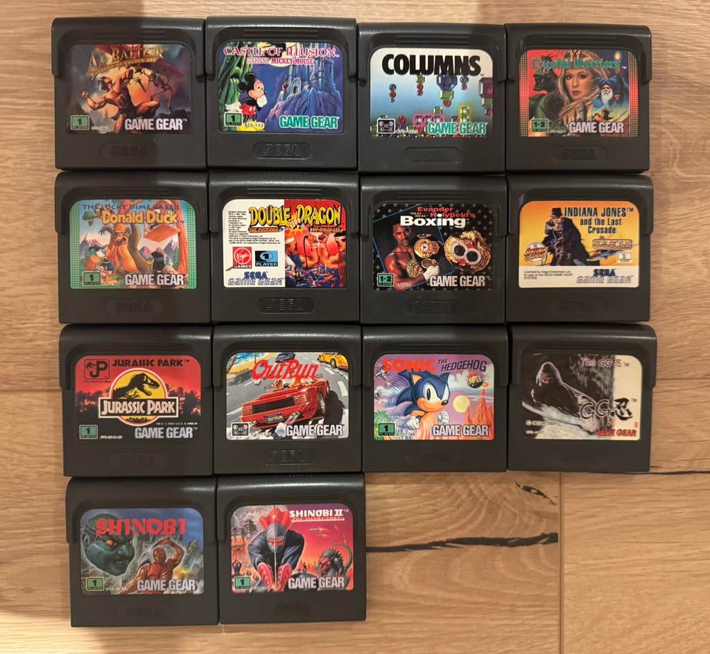 Sega Gamegear spellen, Games en Spelcomputers, Spelcomputers | Sega, Zo goed als nieuw, Ophalen of Verzenden