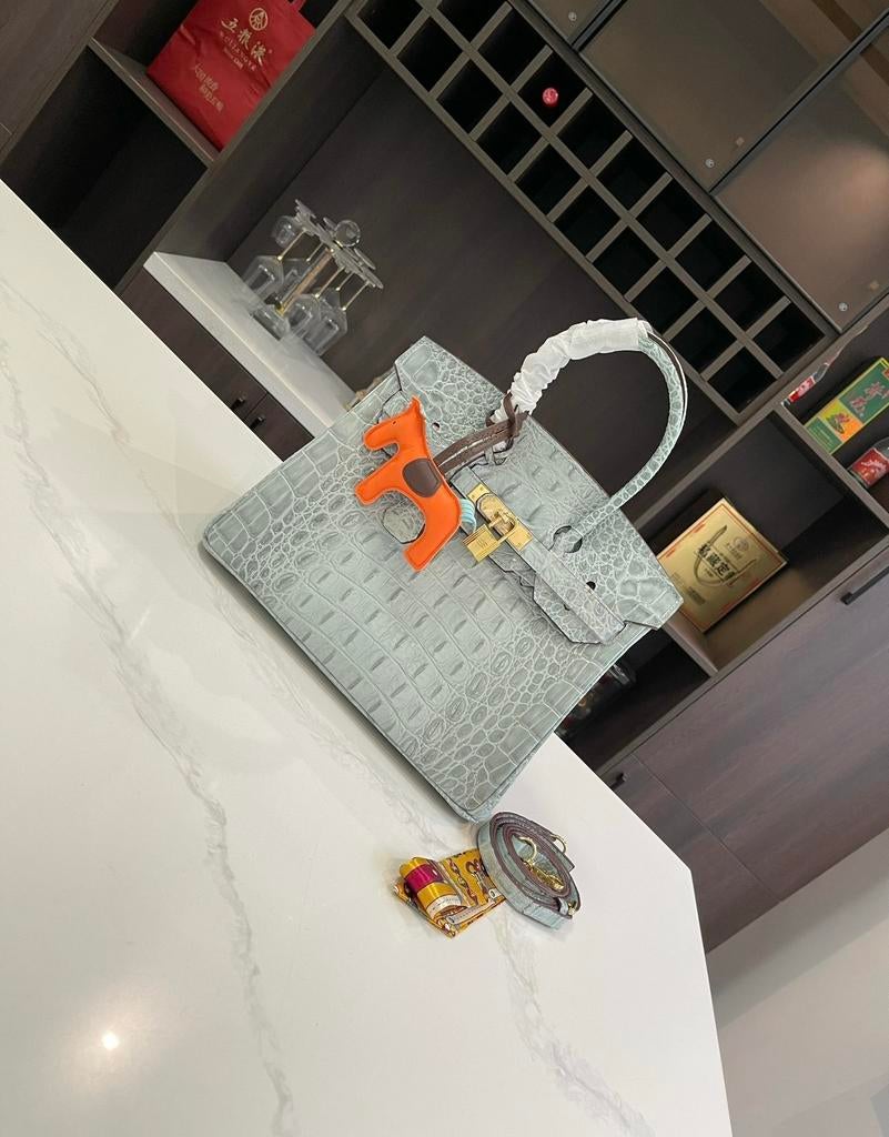 Sac Hermes Birkin Kelly en cuir véritable, Enlèvement ou Envoi, Neuf, Brun, Sac à main