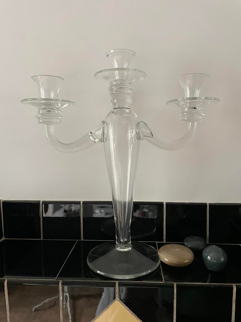 Grand bougeoir de la marque Flamant, Antiquités & Art, Enlèvement ou Envoi, Verre