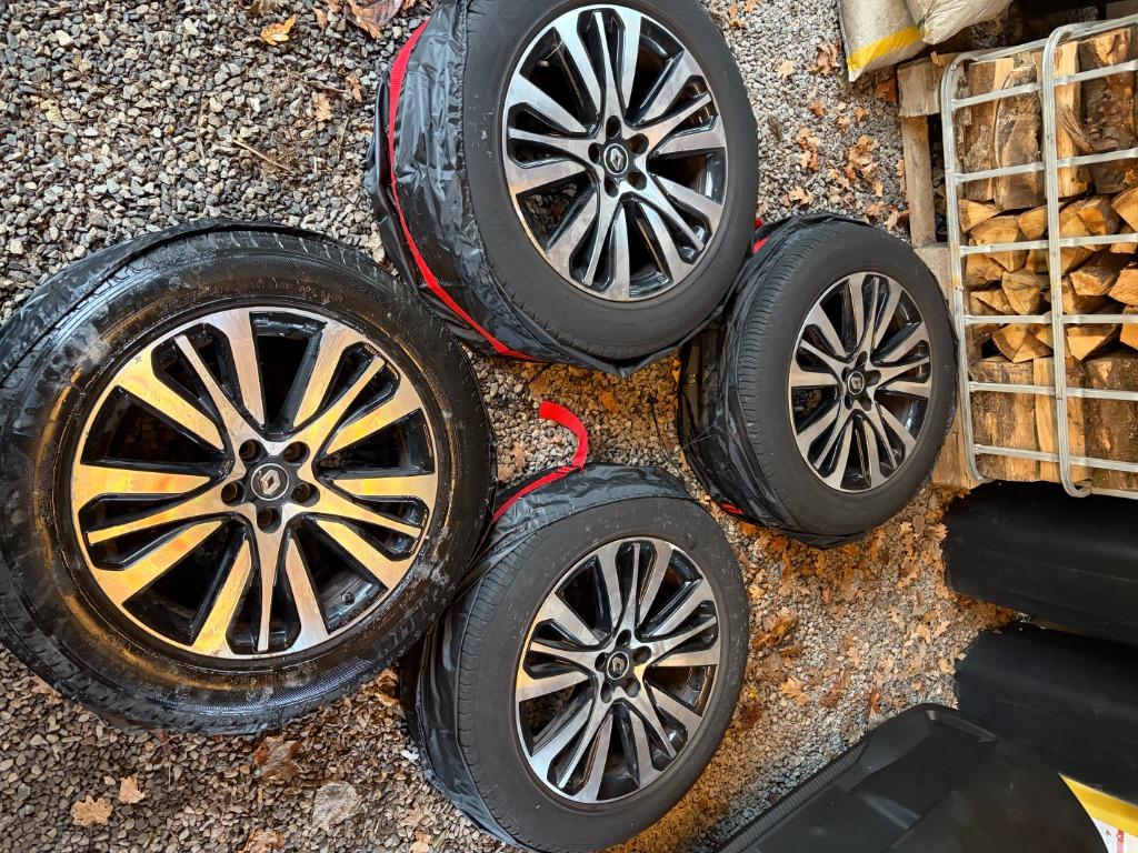 4 Jantes d'origine +4 pneus Michelin Renault Espace, 4 Saisons, Véhicule de tourisme, Pneu(s), 19 pouces