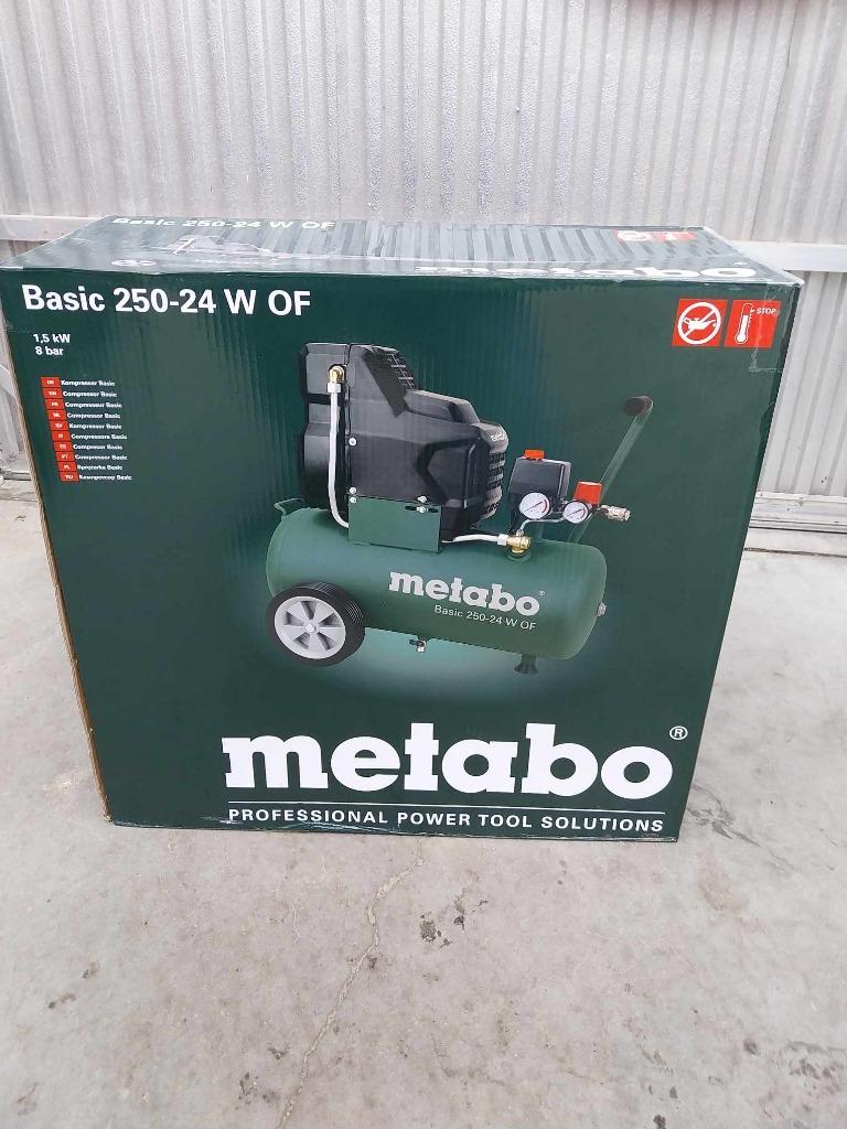 Metabo Basic 250-24 W OF Compressor | 220 l/min | Olievrij -, Enlèvement, Neuf, Moins de 400 watts, Autres types