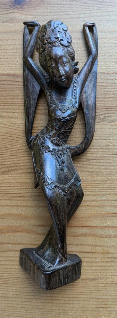 Balinese danseres houtsnijwerk Bali, Indonesië , Ophalen of Verzenden