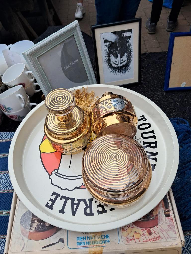 Art déco ensemble parfumerie Van Laeken, Antiquités & Art, Enlèvement