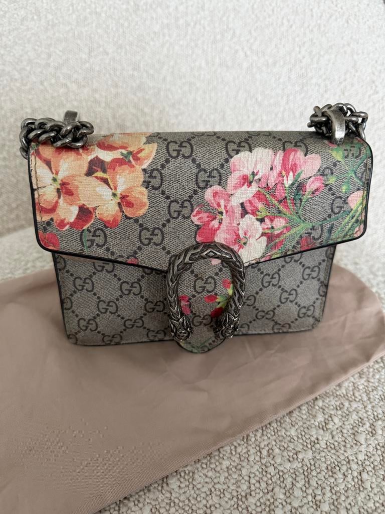Gucci Dionysus floral, Envoi, Comme neuf, Beige, Sac à bandoulière