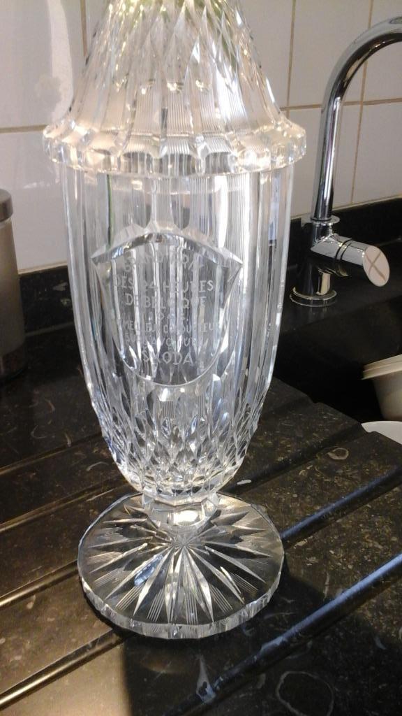 Val Saint Lambert racekop voor oldtimers, Ophalen