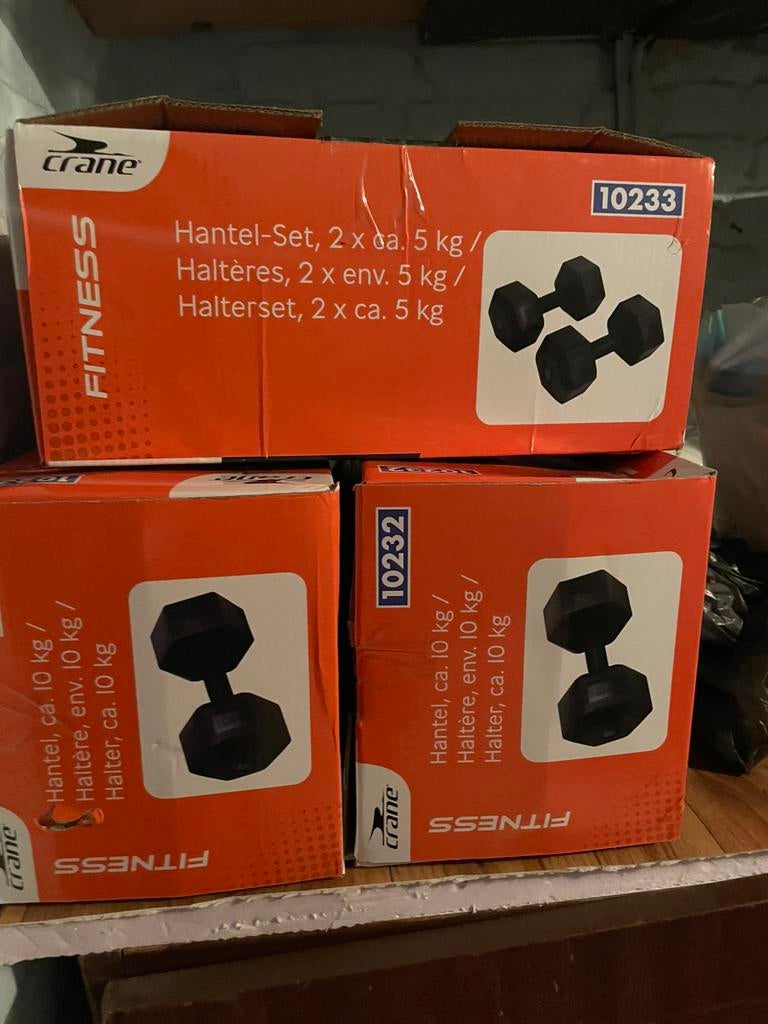 Dumbells 10Kg en 5 Kg, Ophalen, Nieuw
