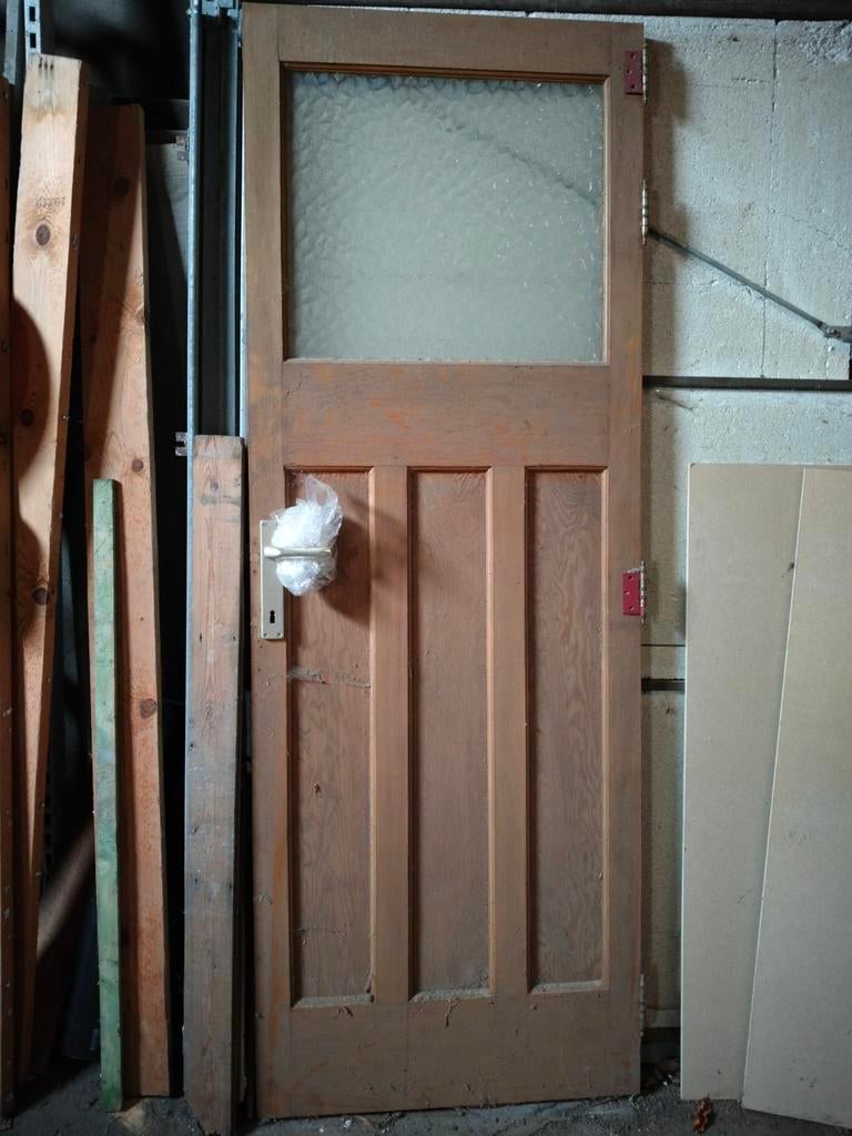 Porte en bois très costaud, Bricolage & Construction, Fenêtres & Moustiquaires, Porte intérieure, Enlèvement, Utilisé, Moins de 80 cm