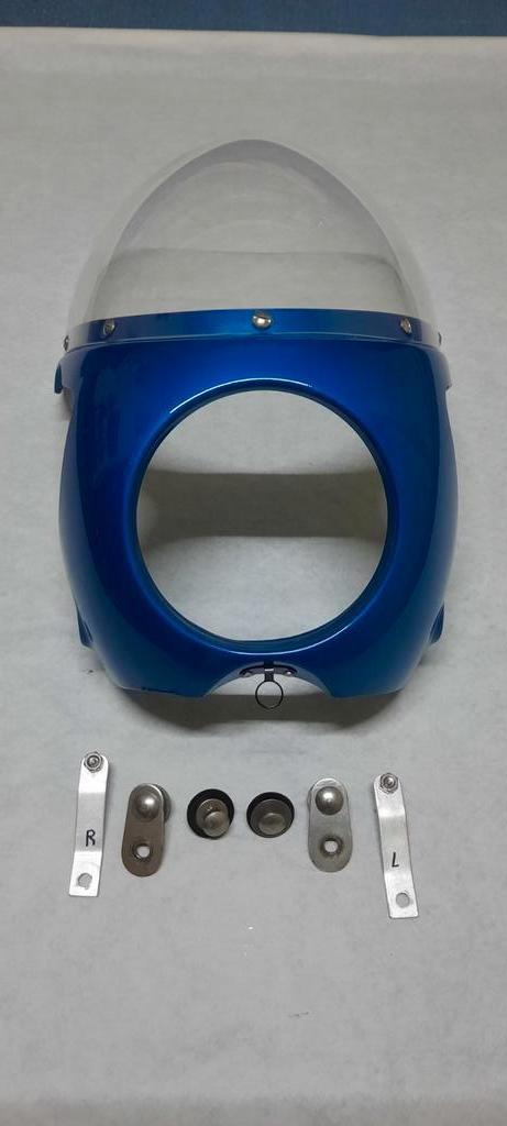 Nieuwe universele Polyester koplampkuip Candy Bleu  175€, Ophalen of Verzenden, Nieuw