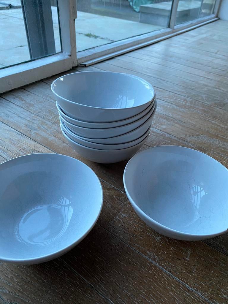 8 bols, Enlèvement, Utilisé, Porcelaine, Récipient(s)