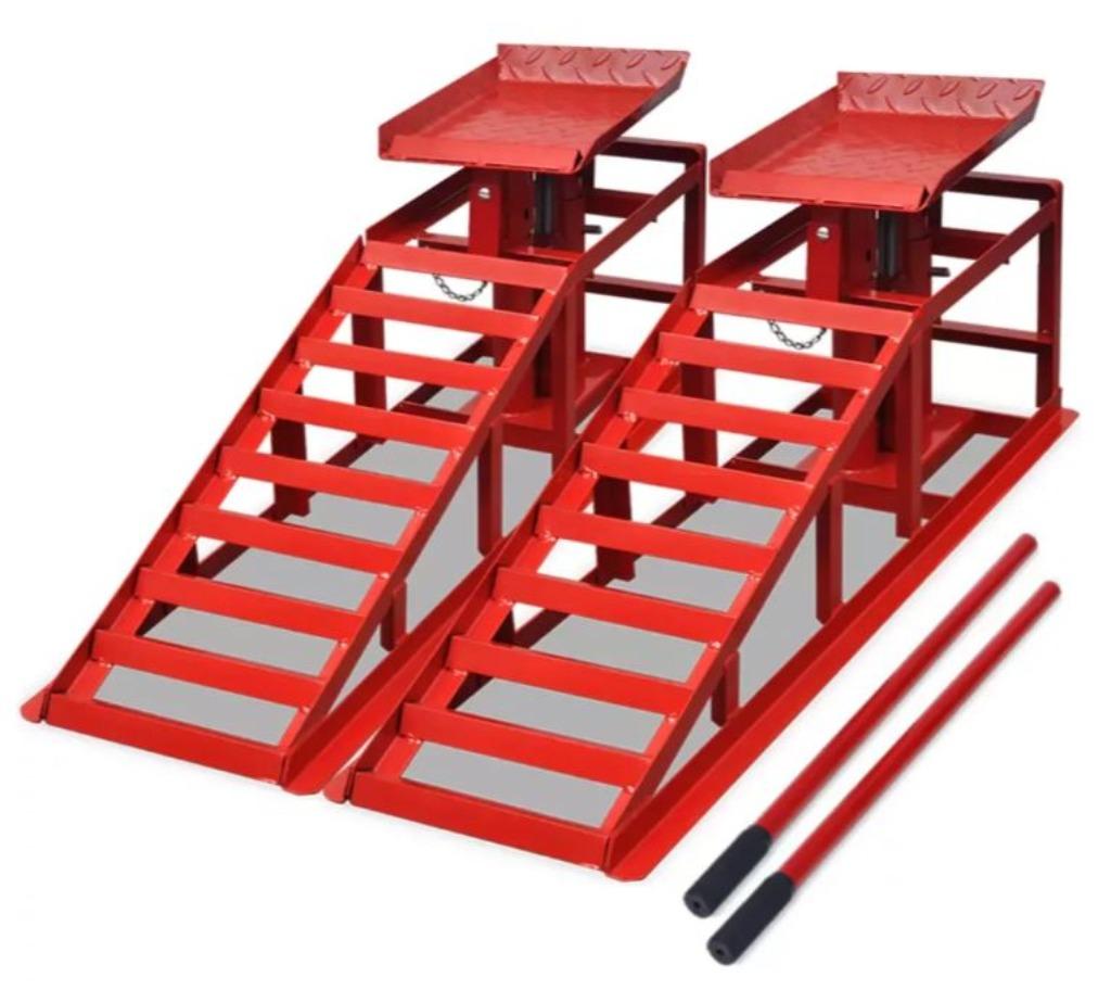 2 Oprijrampen met ingebouwde krik 2 ton GRATIS LEVERING, Auto diversen, Autogereedschap, Ophalen of Verzenden, Nieuw