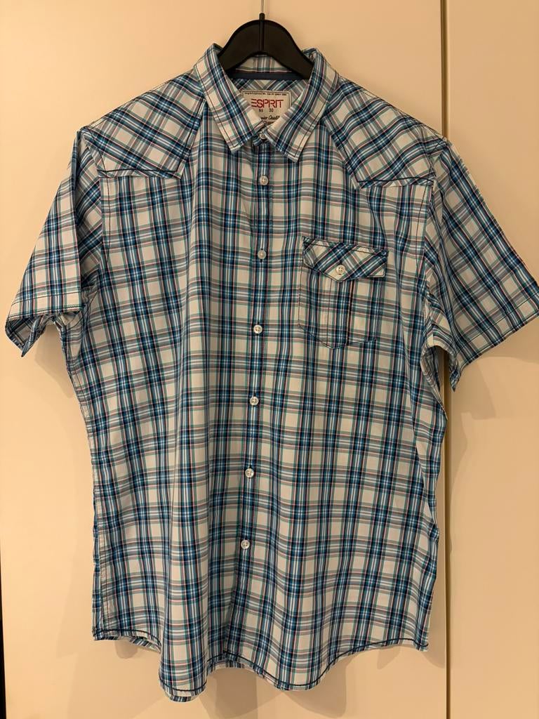 Hemd met korte mouwen, Esprit, Slim Fit, maat XL, Ophalen of Verzenden, Zo goed als nieuw