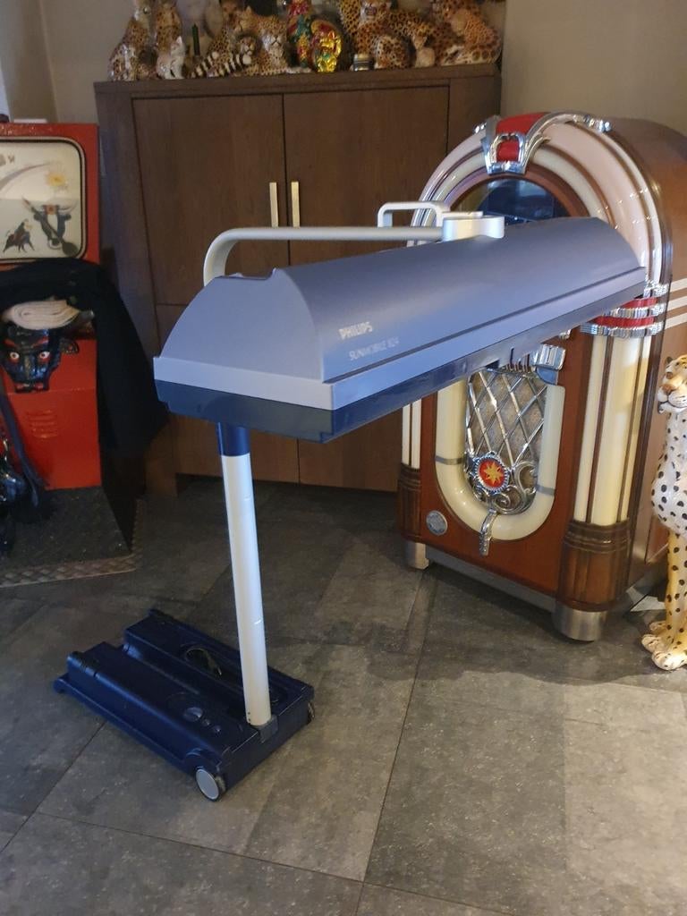 Koopje hb824 philips sunmobile inklapbare zonnebank, Electroménager, Enlèvement ou Envoi, Comme neuf