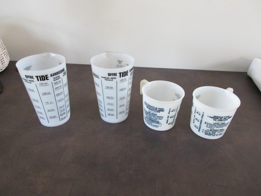 Maatbeker vintage sixties beker TIDE en REMY doseerbeker, Ophalen