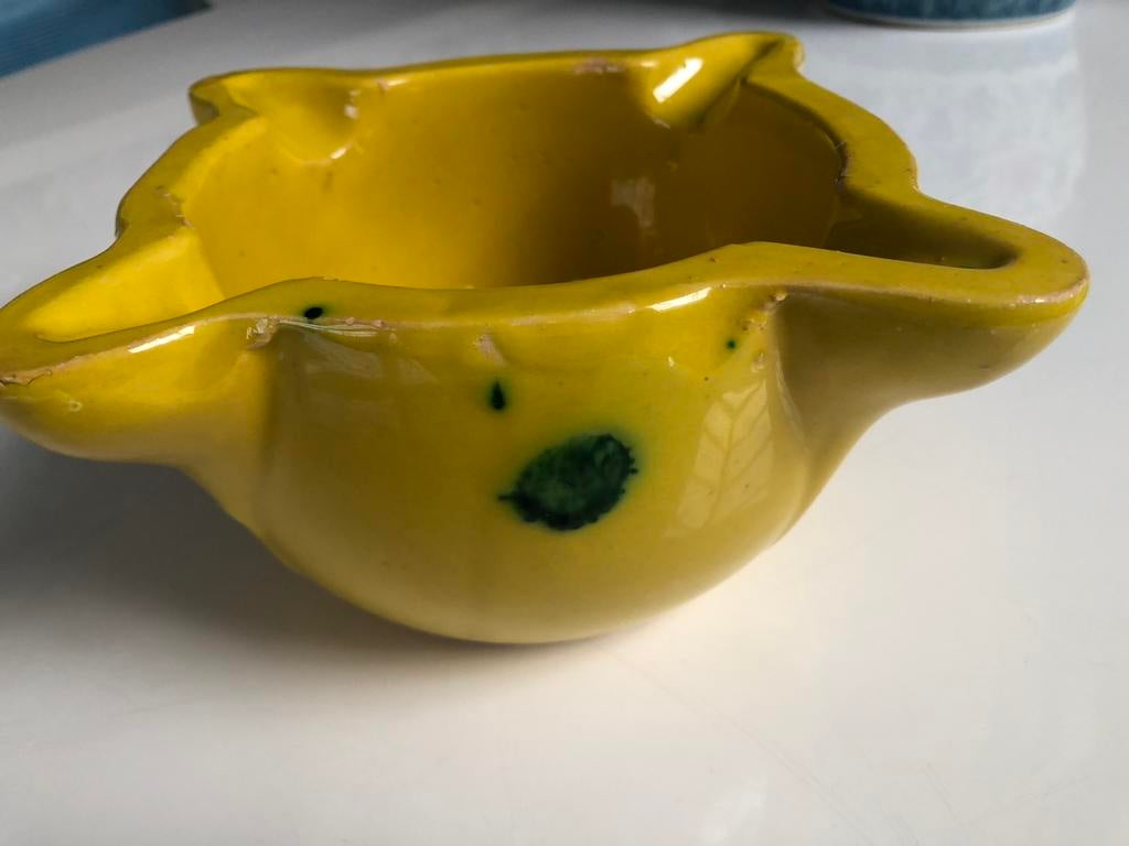 Aardewerken geglazuurde vijzel, Huis en Inrichting, Keuken | Servies, Aardewerk, Ophalen of Verzenden