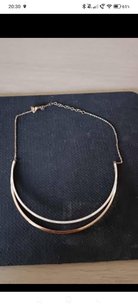 Collier Victoria, Bijoux, Sacs & Beauté, Colliers, Enlèvement, Neuf, Or, Autres matériaux