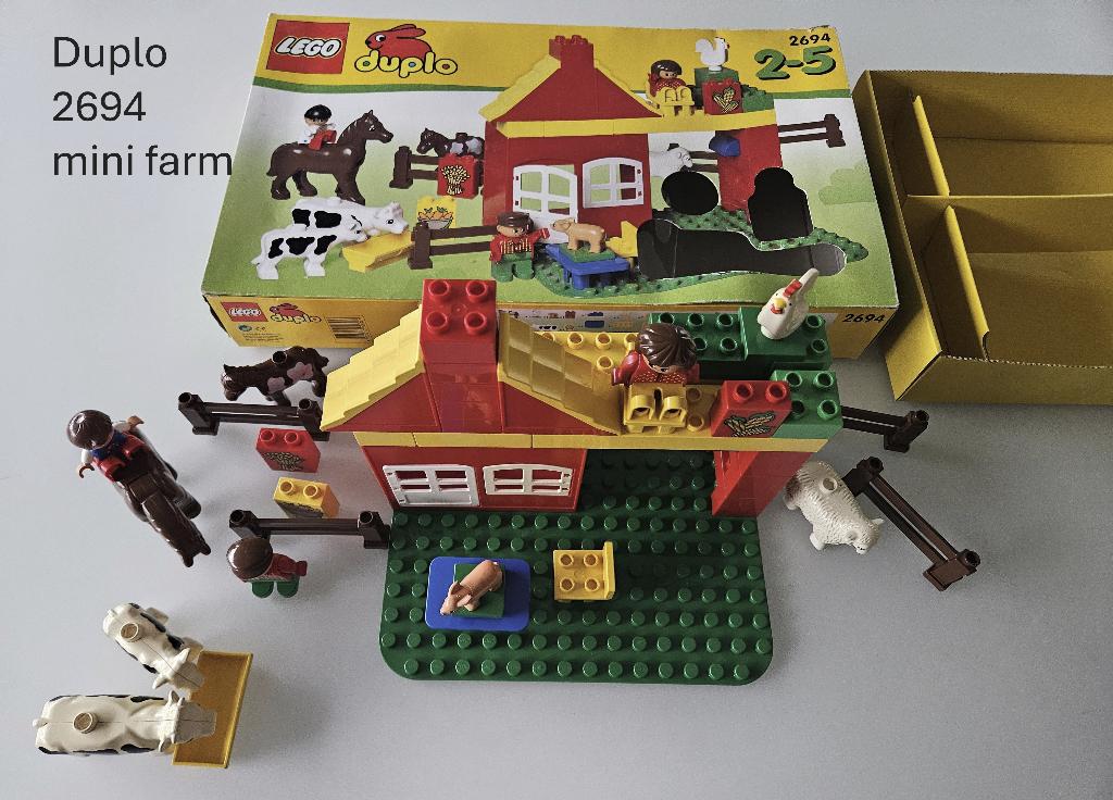 DUPLO 5683 marktkraam+2817 huisje+2694 farm(collector items), Enfants & Bébés, Jouets | Duplo & Lego, Duplo, Complet, Enlèvement ou Envoi