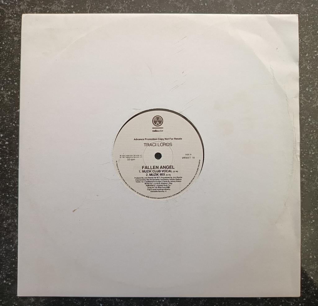 Traci Lords - Fallen angel, Cd's en Dvd's, Vinyl | Dance en House, Ophalen of Verzenden, Gebruikt, 12 inch, Techno of Trance