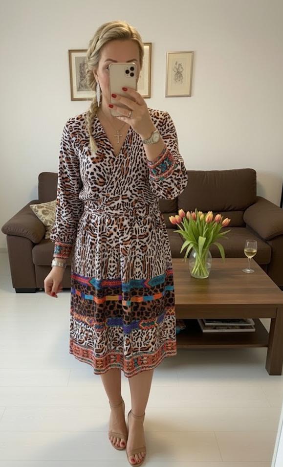 Jurk K-Design xxl, K-design, Verzenden, Maat 46/48 (XL) of groter, Zo goed als nieuw