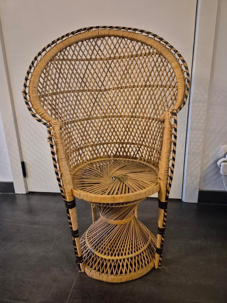 Rotan poppenstoel, Kinderen en Baby's, Ophalen of Verzenden