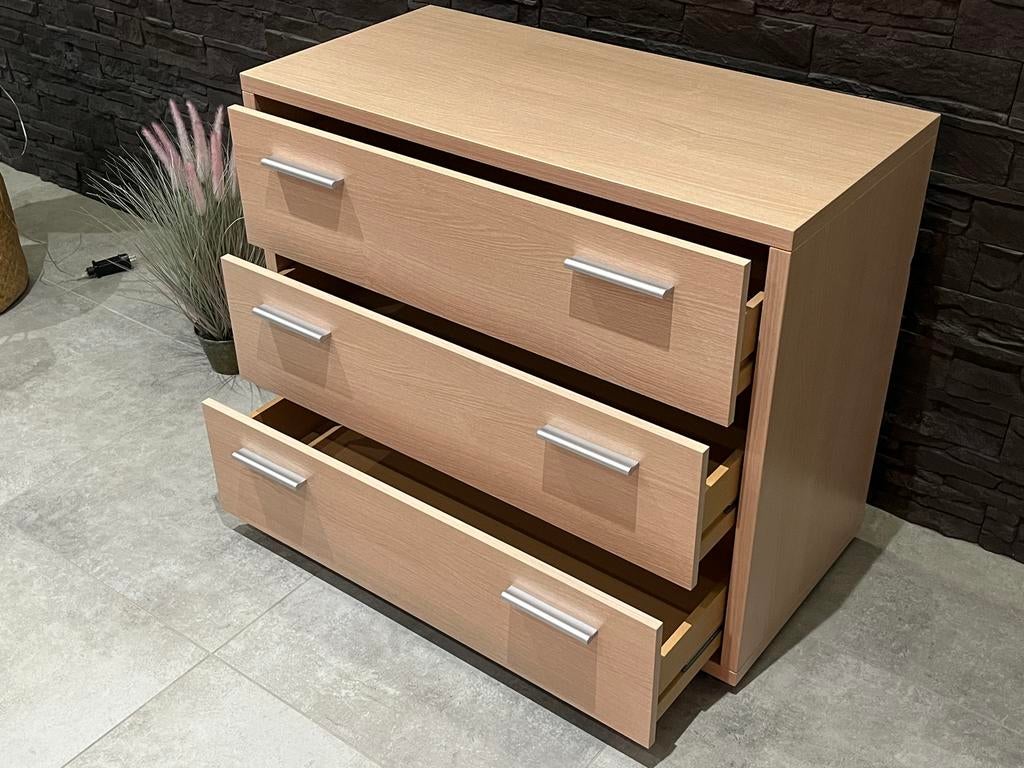 Commode trois tiroirs, Gebruikt, Ophalen of Verzenden, 65 cm of meer, 70 cm of meer