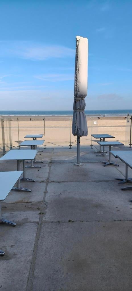 parasols 6 stuks, Tuin en Terras, Parasols, Ophalen, Gebruikt, Meer dan 4 meter, Stokparasol