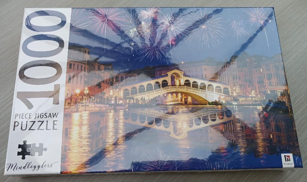 puzzel 1000 stuks, Hobby en Vrije tijd, Ophalen, 500 t/m 1500 stukjes, Gebruikt, Legpuzzel