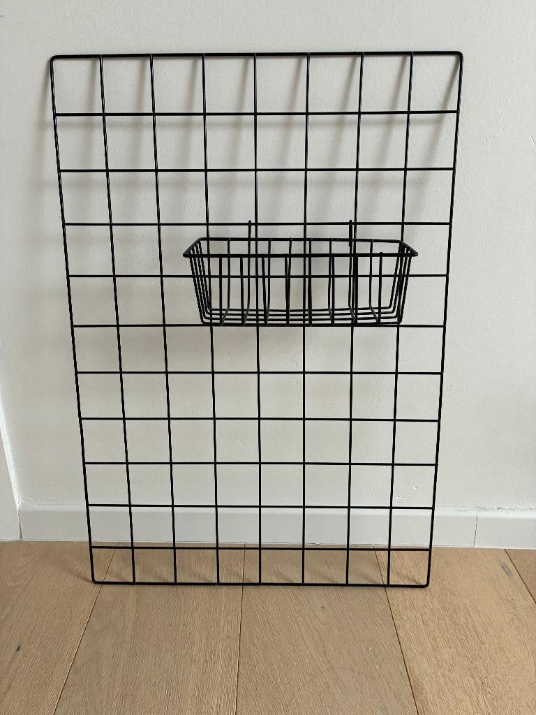 Zwart wandrek, Huis en Inrichting, Woonaccessoires | Wandplanken en Boekenplanken, Ophalen, Gebruikt