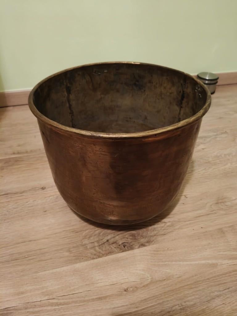 Koperen Bloempot, Antiek en Kunst, Antiek | Brons en Koper, Ophalen, Koper