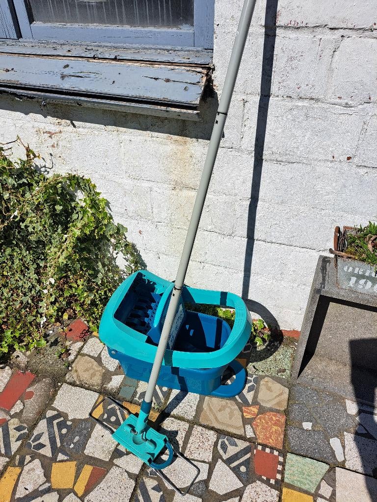 Leifheit emmer + steel + doekjes, Huis en Inrichting, Schoonmaakartikelen, Ophalen