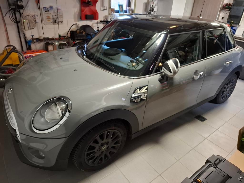 Mini Cooper, Auto's, Mini, Zwart, Leder en Stof, Particulier, 3 cilinders