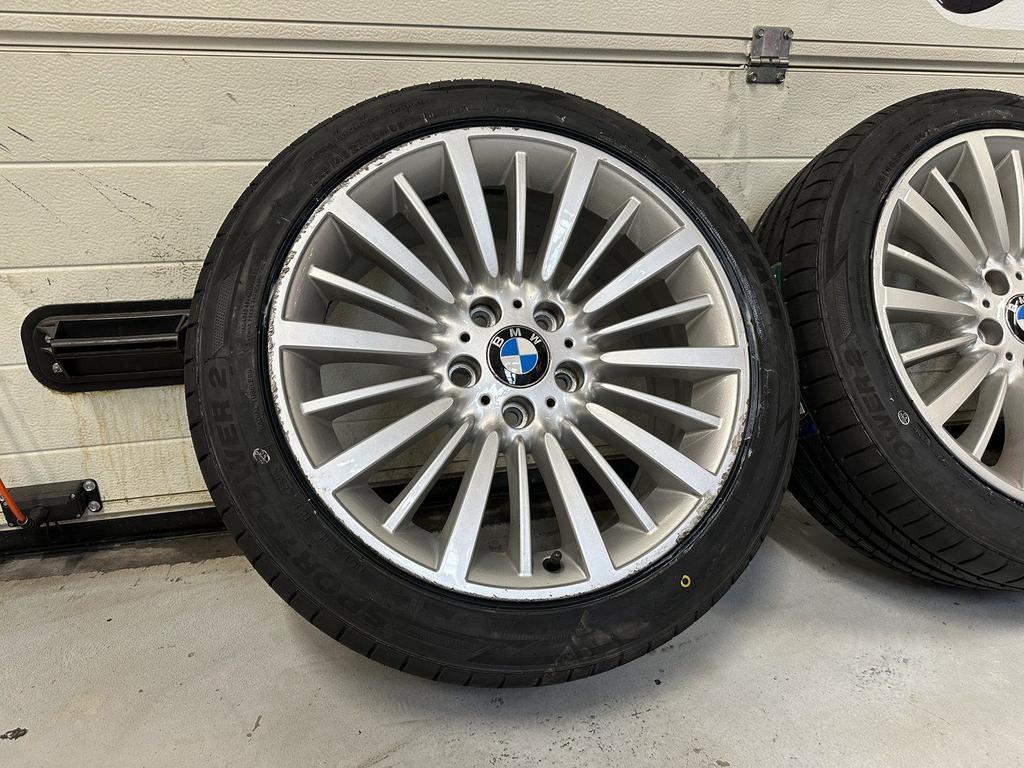 18inch Originele BMW Velgen Style 416! 4 Nwe Banden! 5x120, Auto-onderdelen, 18 inch, Gebruikt, -, -