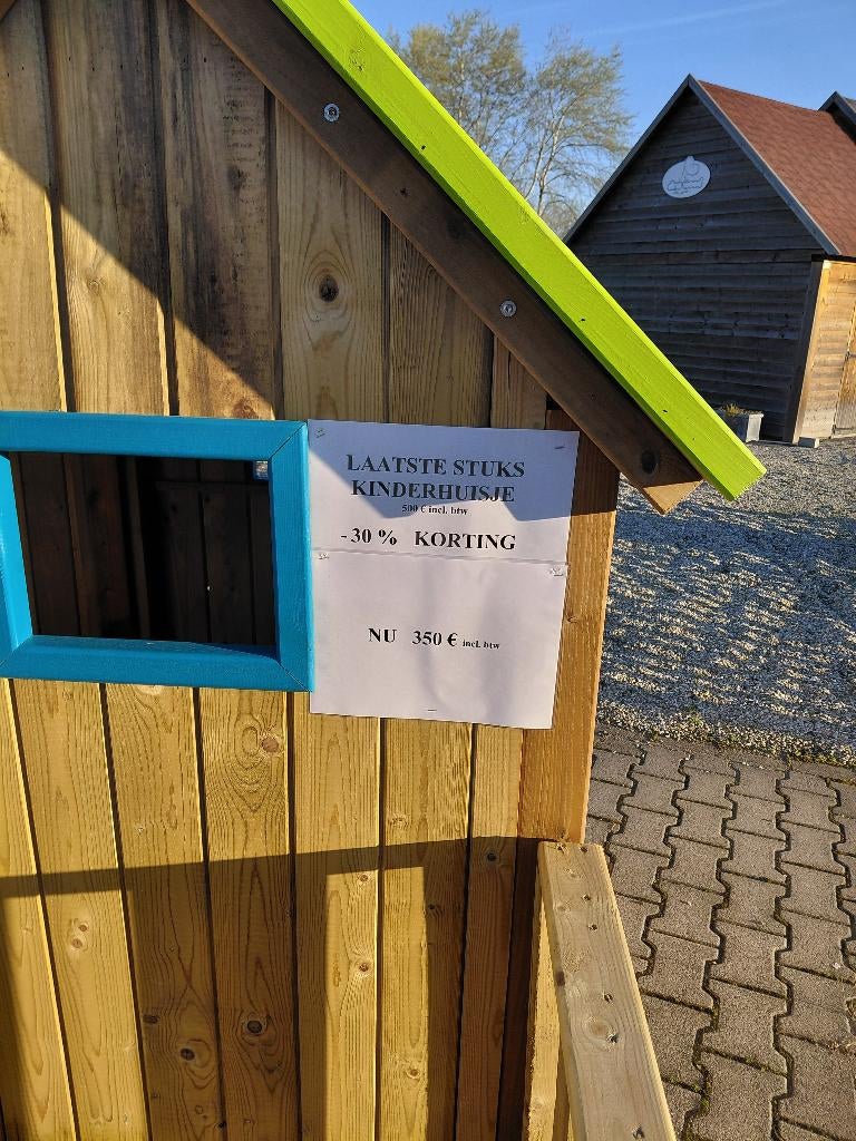 Speelhuisje, Ophalen, Nieuw, Hout