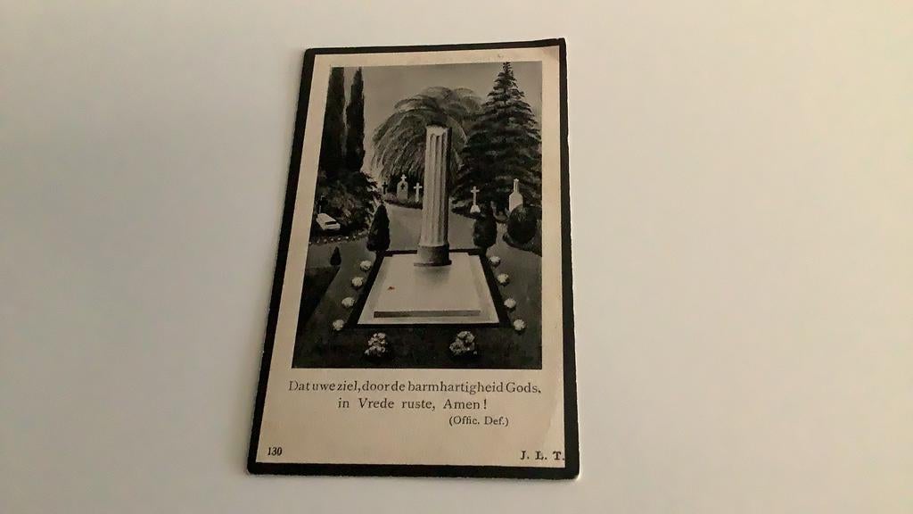 Victime de guerre 1940 Berlare Tursel, Collections, Enlèvement ou Envoi