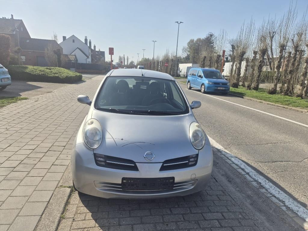 Nissan Micra 1.2i - Airco - Keuring/ Carpass - Garantie, Auto's, Voorwielaandrijving, Stof, USB, Zwart