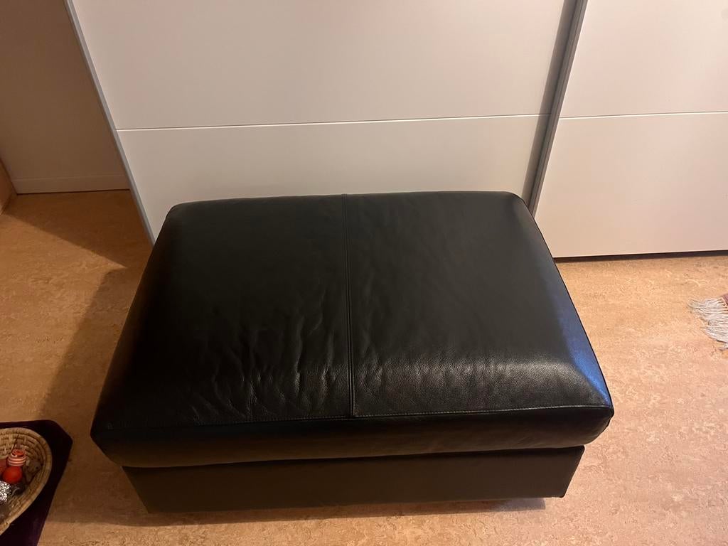 Ikea Vimle voetenbank zwart, Maison & Meubles, Canapés | Repose-pieds & Poufs, Enlèvement, Comme neuf