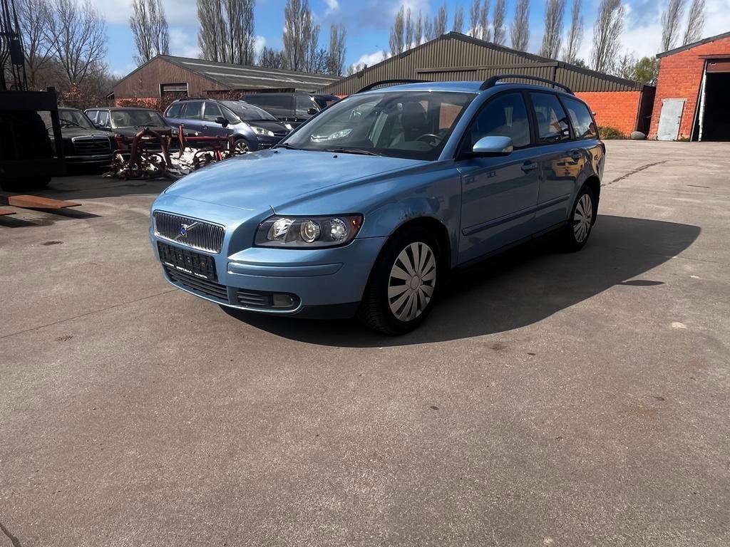 VOLVO V50 BENZINE AUTOMAT VAN 2005 MET 139DKM, Autos, Volvo, Achat, Feux de virage, Entreprise, Noir