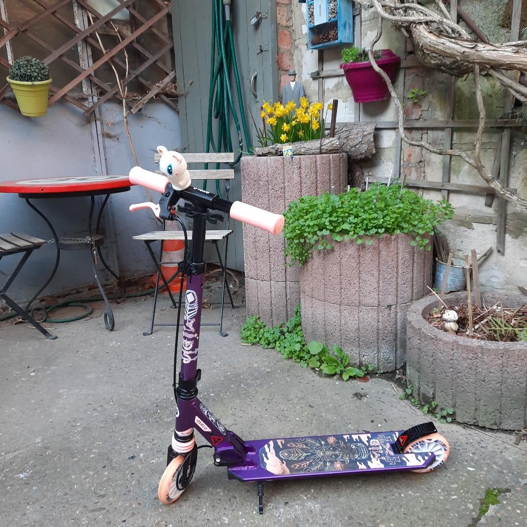 Trottinette OXLO Decathlon Mid 5 Indian Purple - 6/9 ans, Enlèvement, Utilisé, Step simple, Oxelo Decathlon