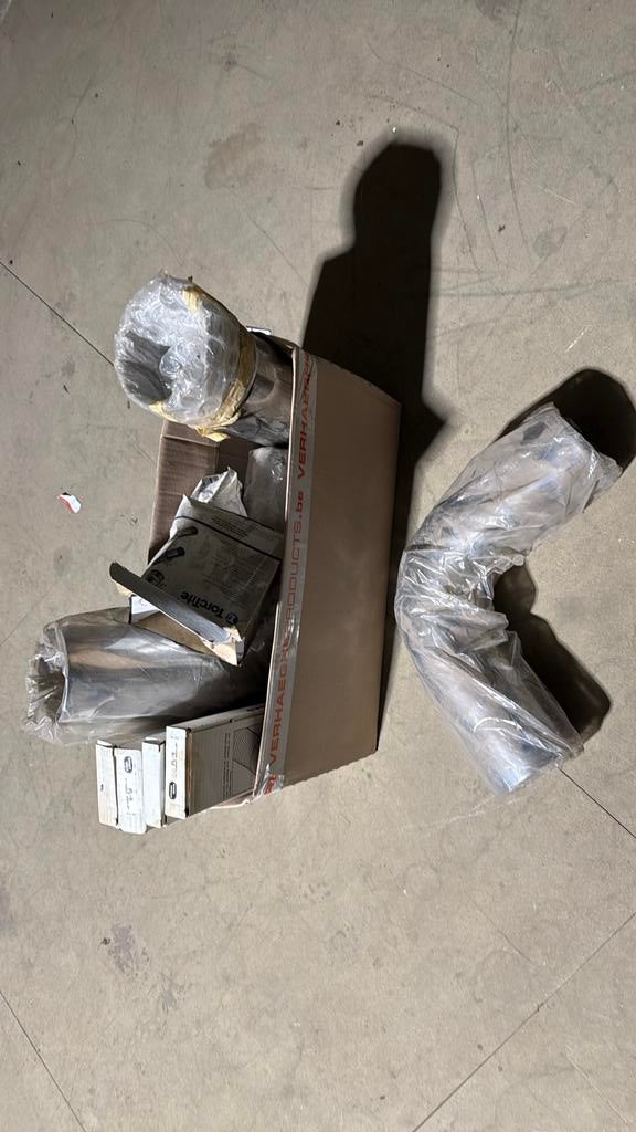 Chroom uitlaat onderdelen vrachtwagen, Auto-onderdelen, Ophalen, Klein materiaal