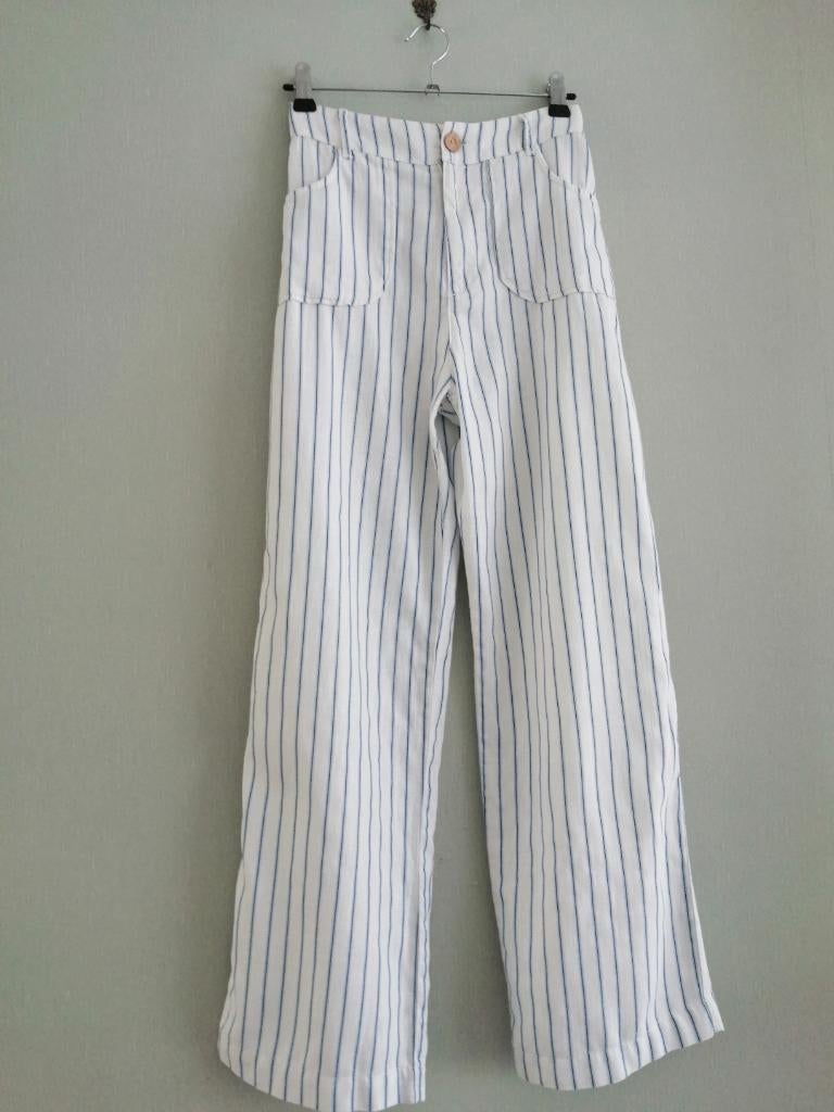 mooie wijde broek Zara maat 12/13 jaar, Kinderen en Baby's, Kinderkleding | Maat 152, Zo goed als nieuw, Meisje, Broek, Verzenden